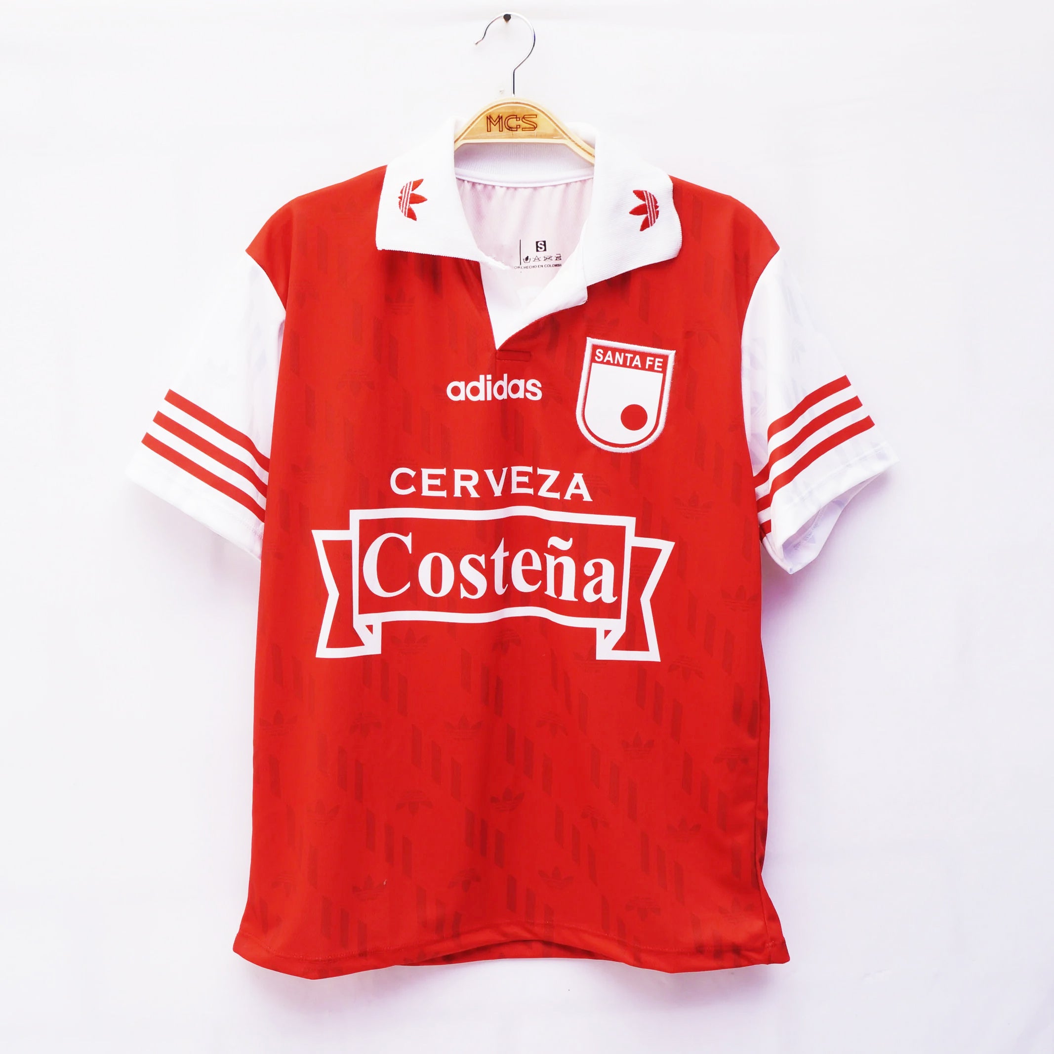 Camiseta Independiente Santa Fe Adidas 1996 Roja
