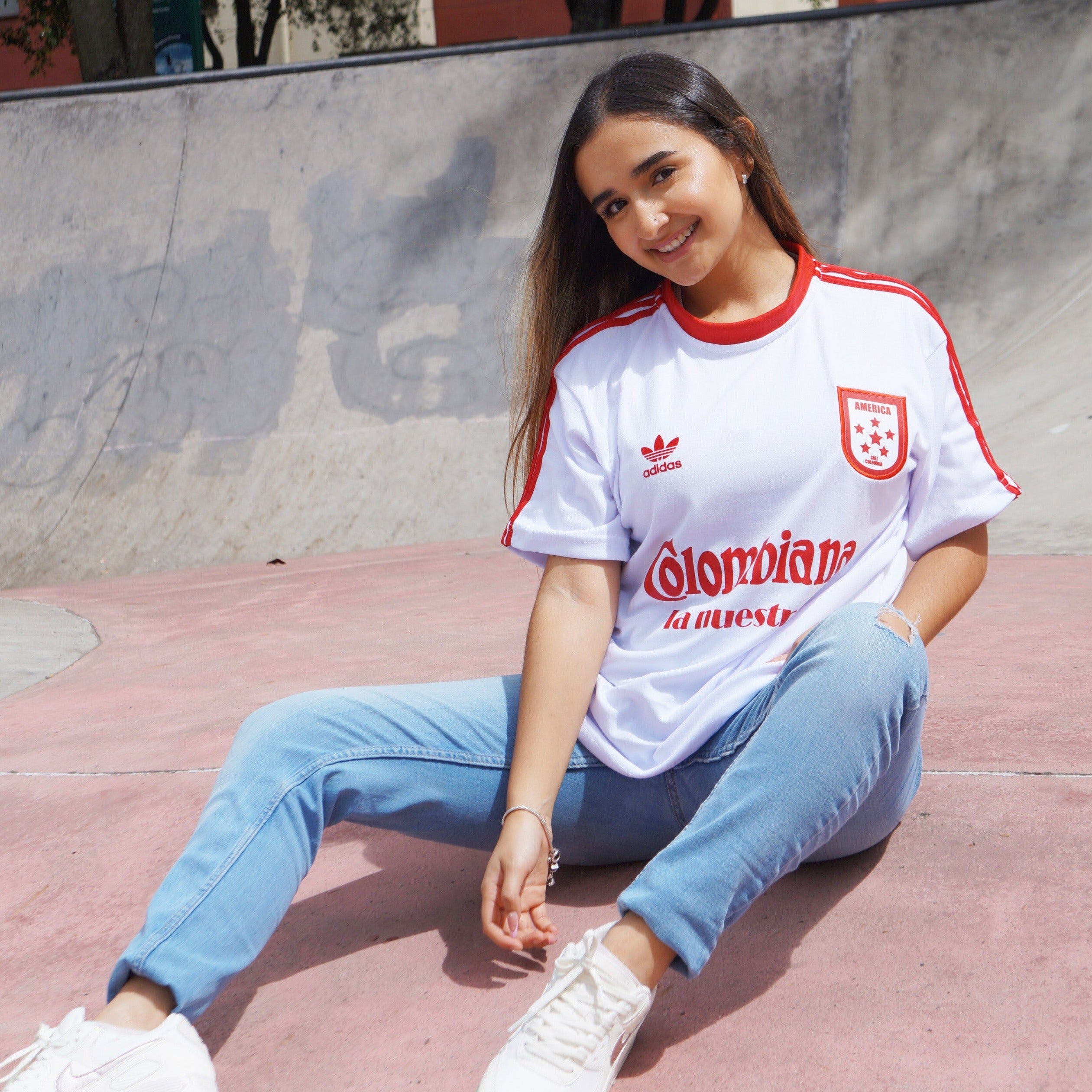 Camiseta America de Cali 1987 Blanca