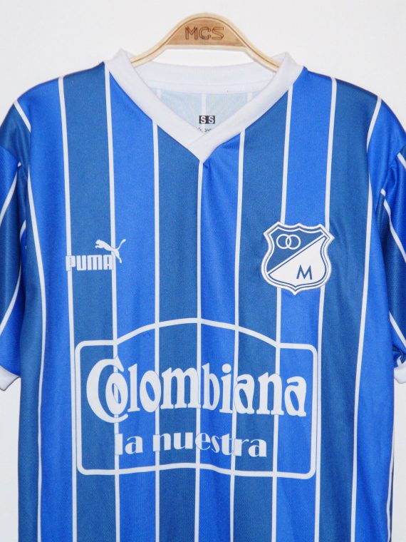 Camiseta Millonarios 1987 Rayas iguar??n